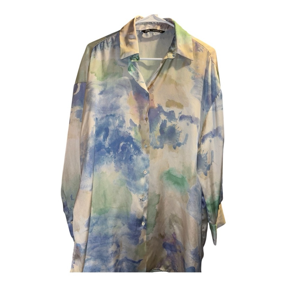 Zara Pastel Tie-Dye Shirt